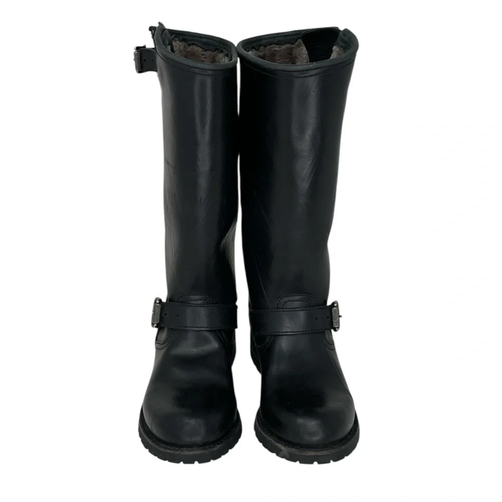 Frye boots rubber